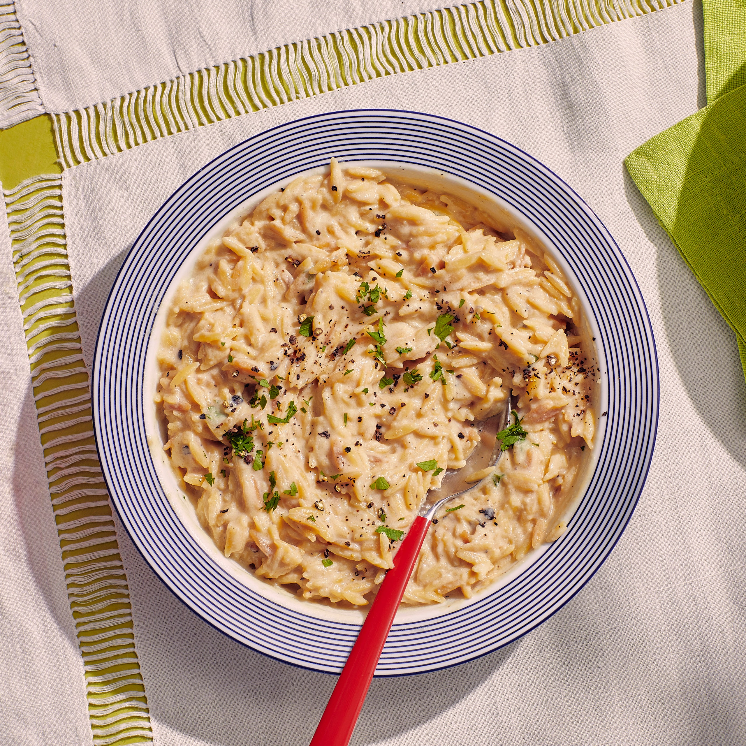 Creamy Preserved Lemon&#8211;Black Pepper Orzo
