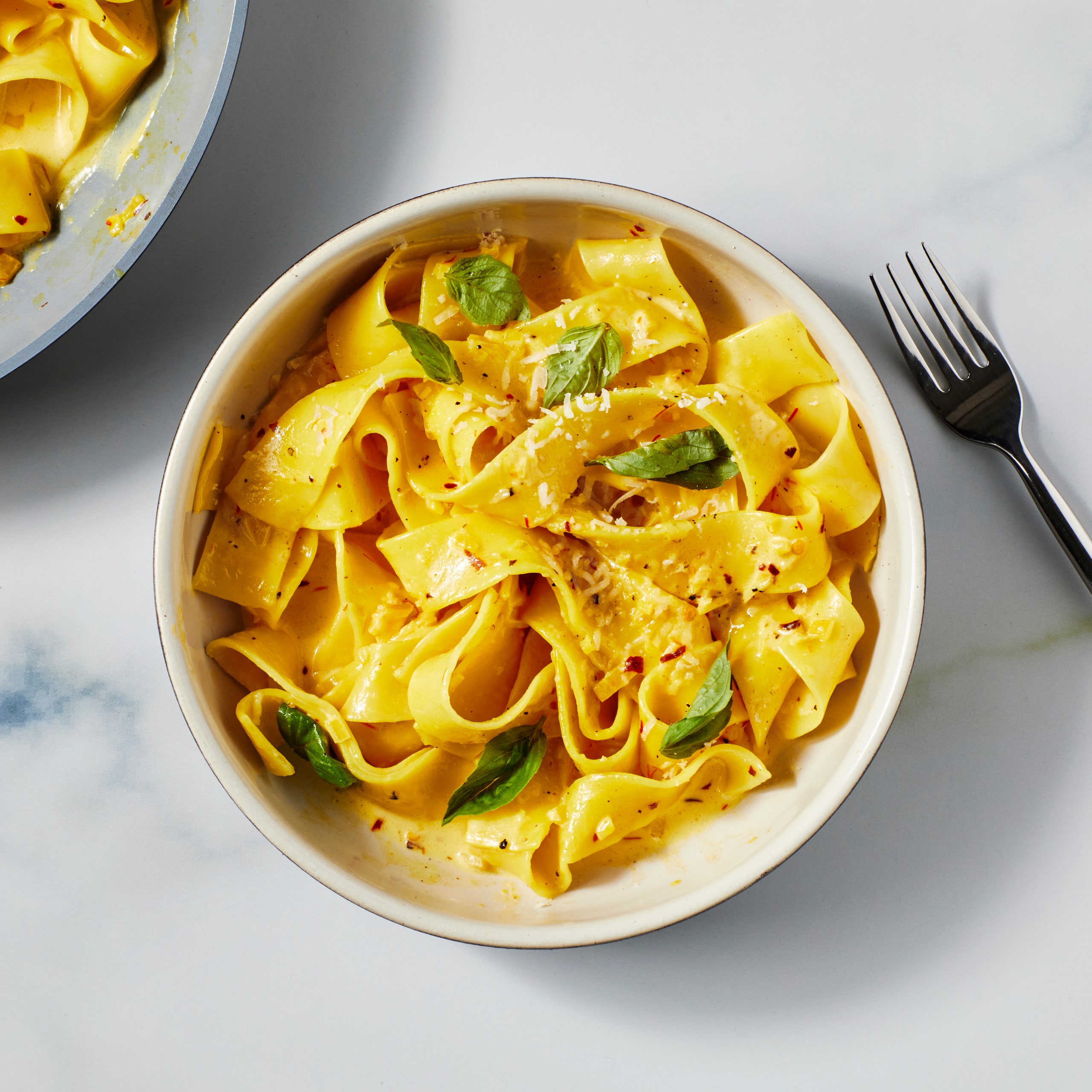 Sunny Saffron Butter Pasta